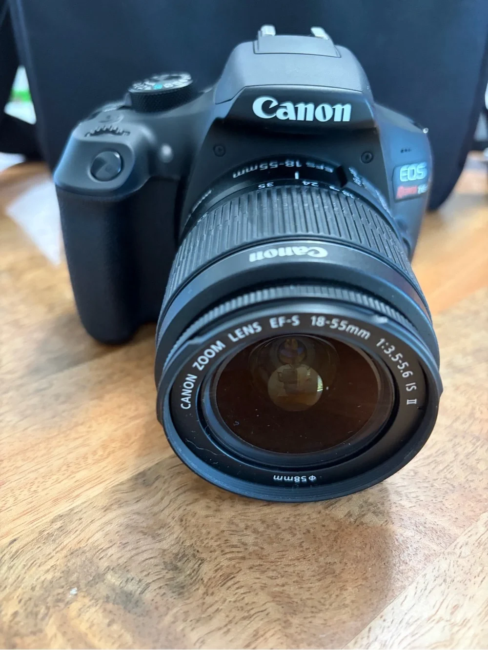 Canon EOS Rebel T6 DSLR Camera with 18-55mm Lens - Black